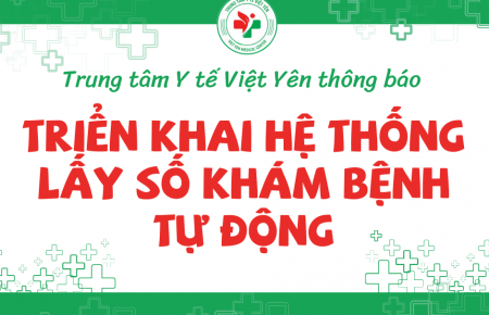 TTYT Việt Yên triển khai hệ thống lấy số khám bệnh tự động